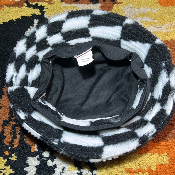 Cool Kid, JUSTICE, fuzzy checkerboard, bucket hat!! - Picture 4 of 9